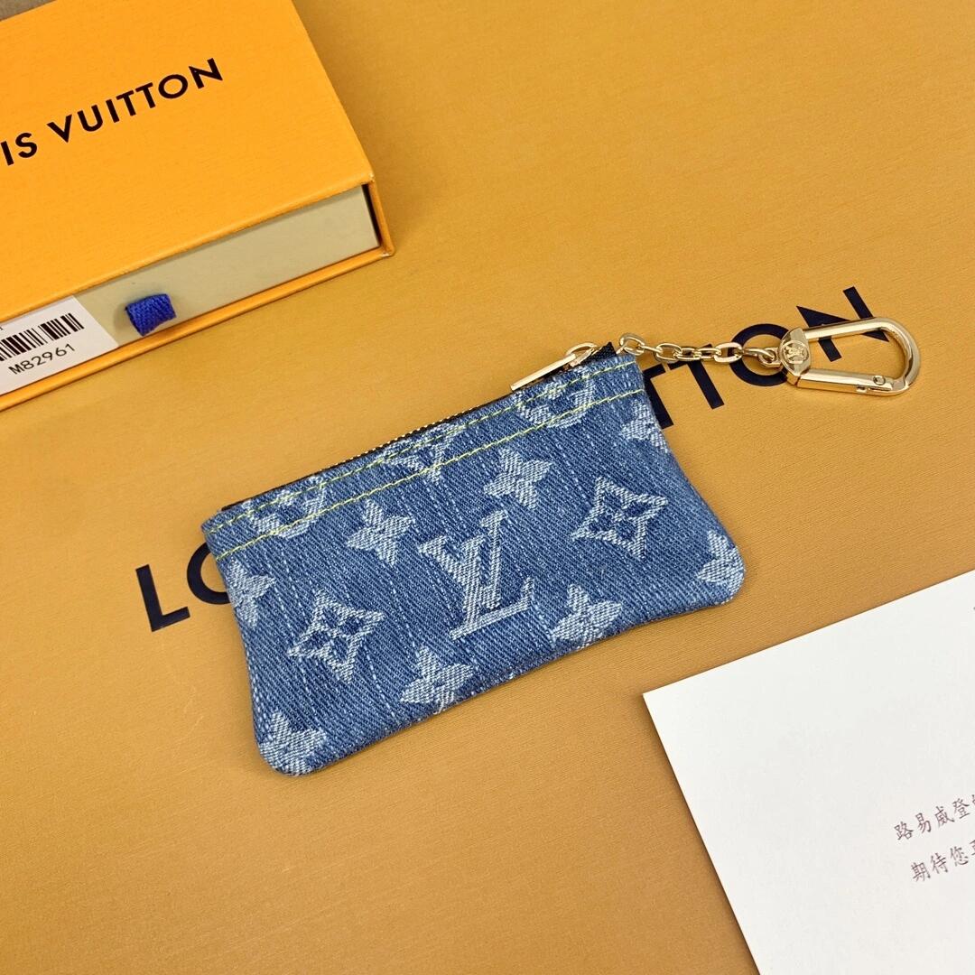 Luxury LV Monogram Coin Pouch – Stylish & Compact Keychain Wallet