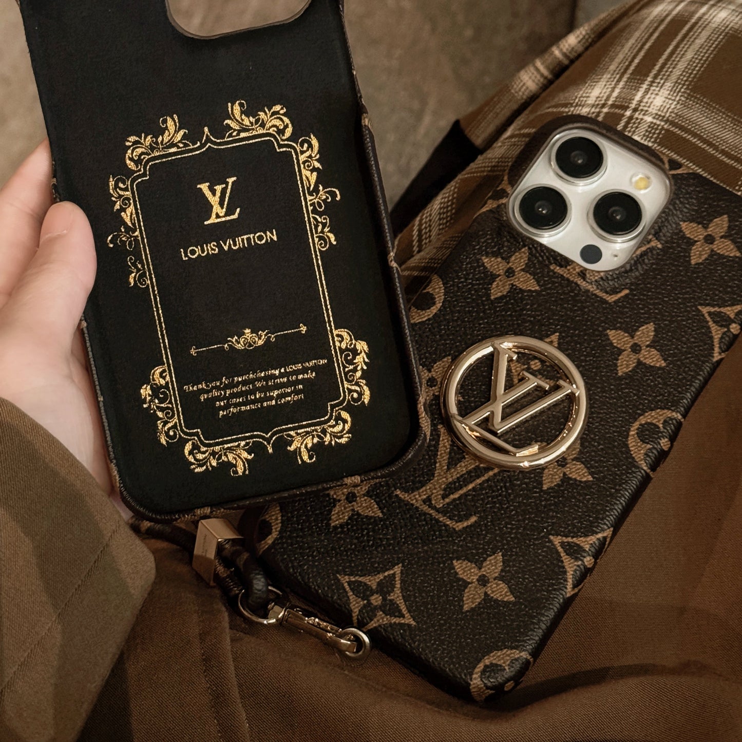 Lou Card Holder Chain iPhone Case